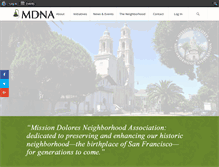 Tablet Screenshot of missiondna.org